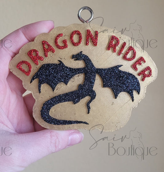 Dragon Rider Car Freshie - Custom Decorative Air Freshener - Bookish - Booktok - Fourth Wing - Xaden