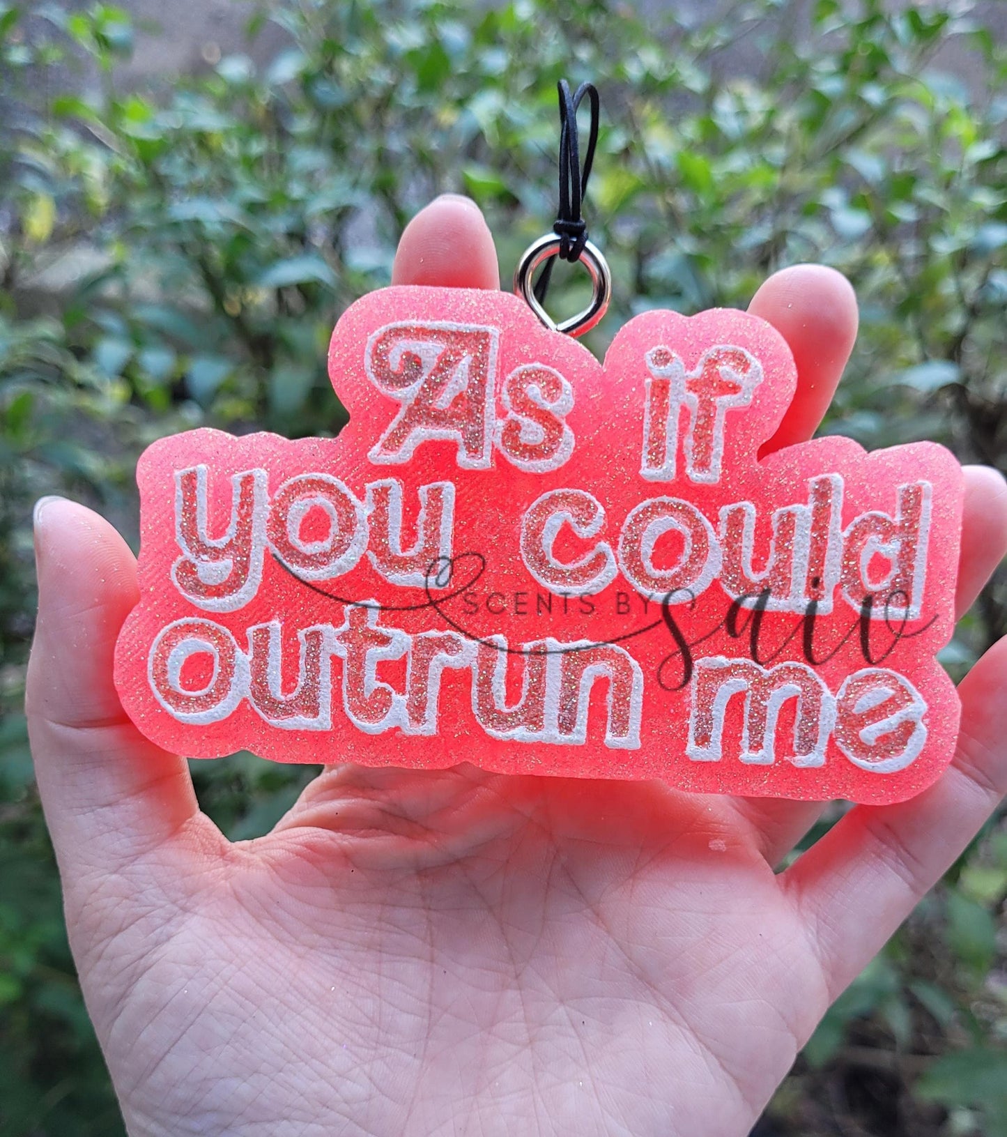 As If You Could Outrun Me Car Freshie - Decorative Car Freshener - Twilight - Edward Cullen - TSP - Rat -