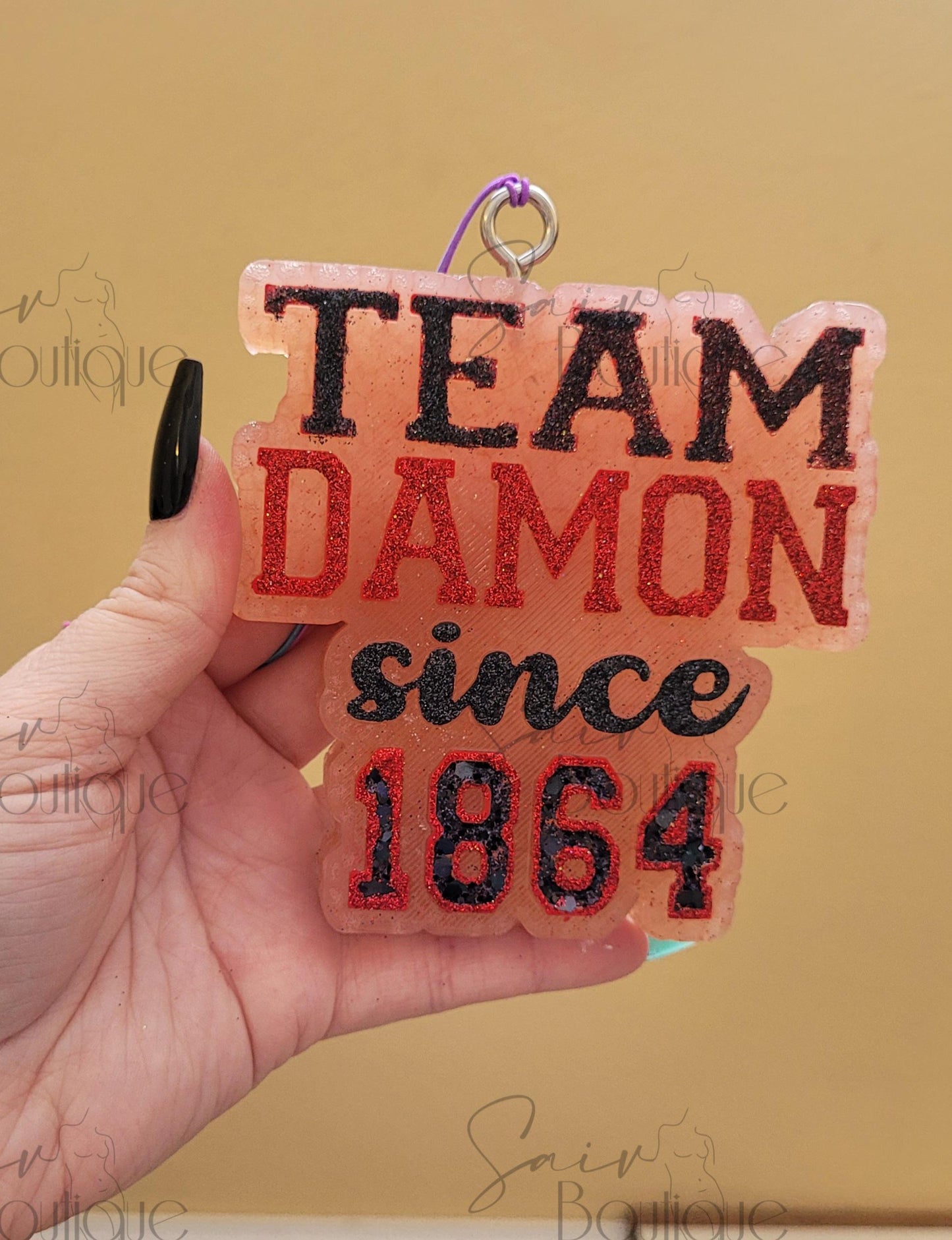 Team Damon Car Freshie - Custom Decorative Air Freshener