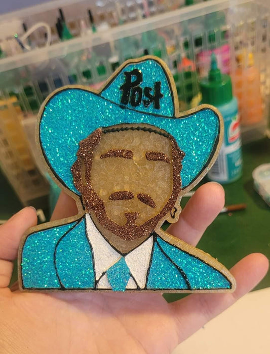 Cowboy Posty Car Freshie - Custom Decorative Air Freshener