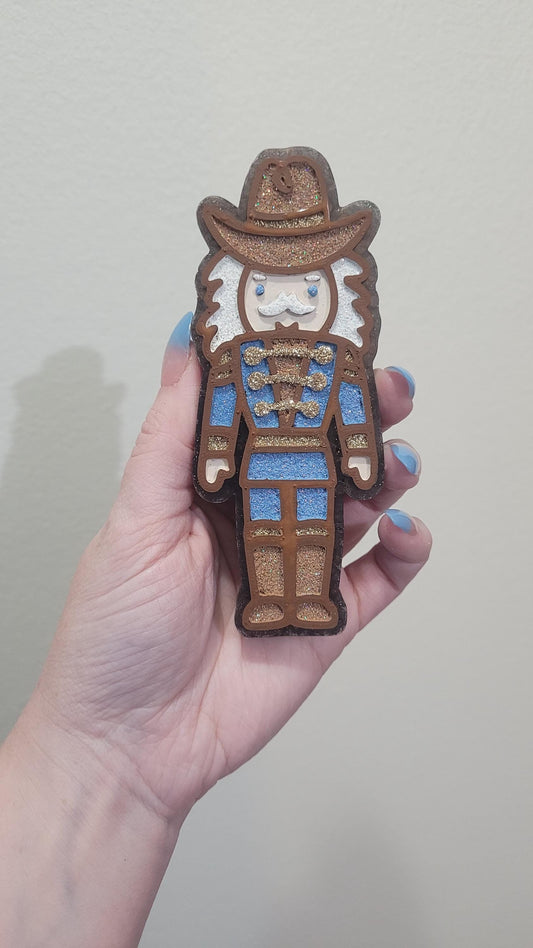 Cowboy Nutcracker Car Freshie - Customized Decorative Air Freshener