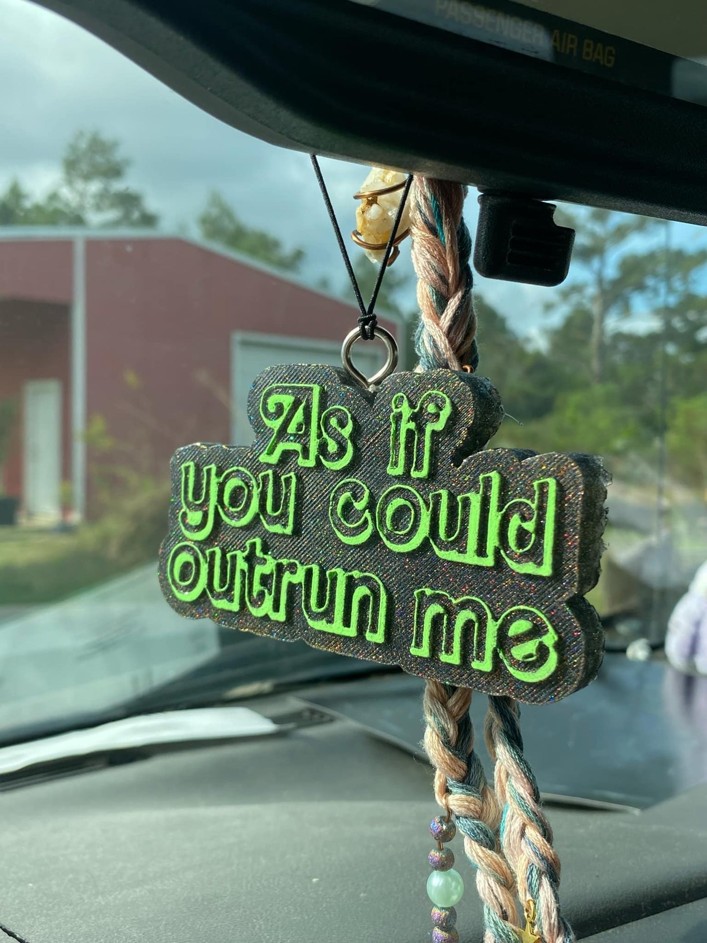 As If You Could Outrun Me Car Freshie - Decorative Car Freshener - Twilight - Edward Cullen - TSP - Rat -