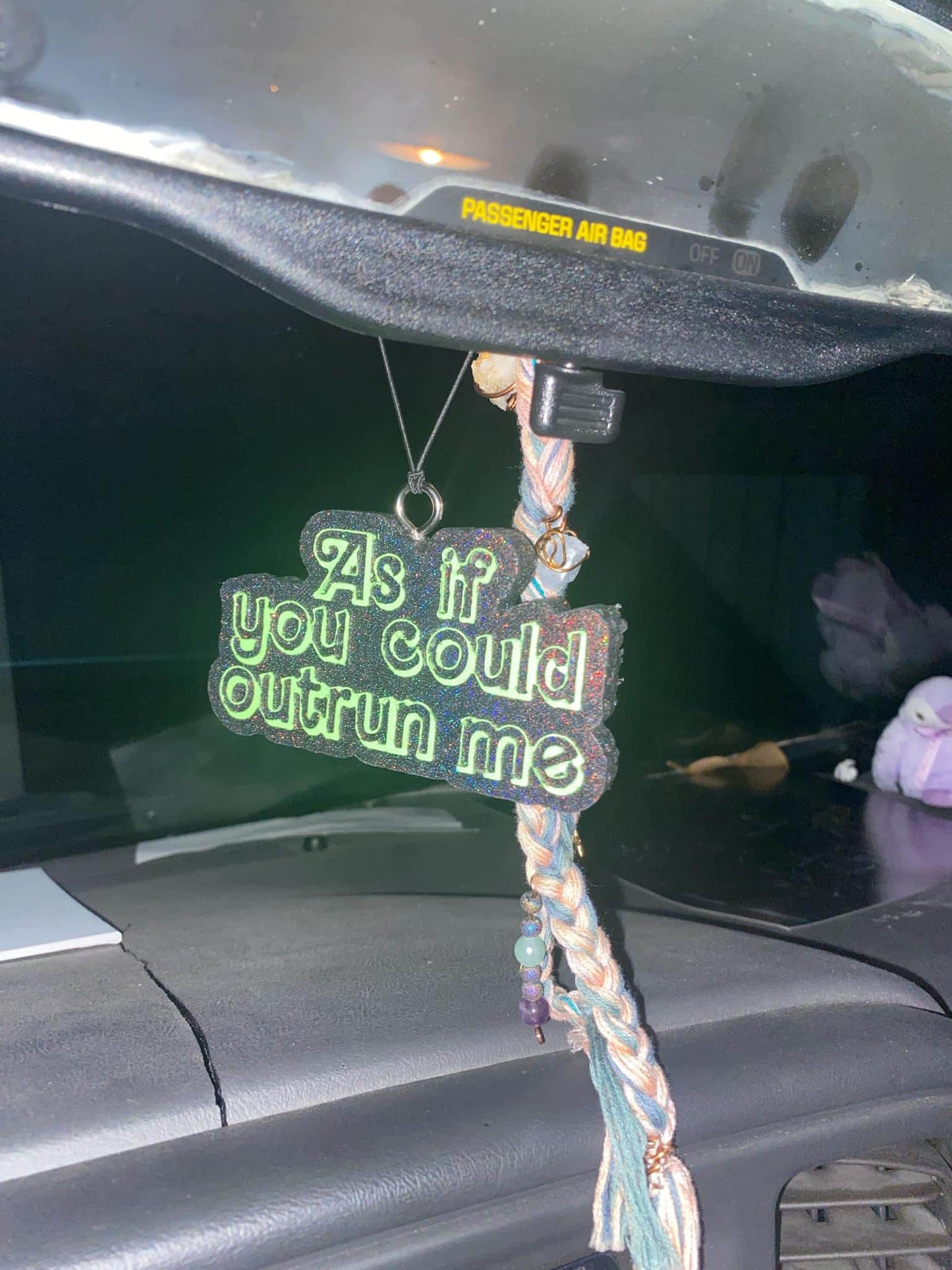 As If You Could Outrun Me Car Freshie - Decorative Car Freshener - Twilight - Edward Cullen - TSP - Rat -