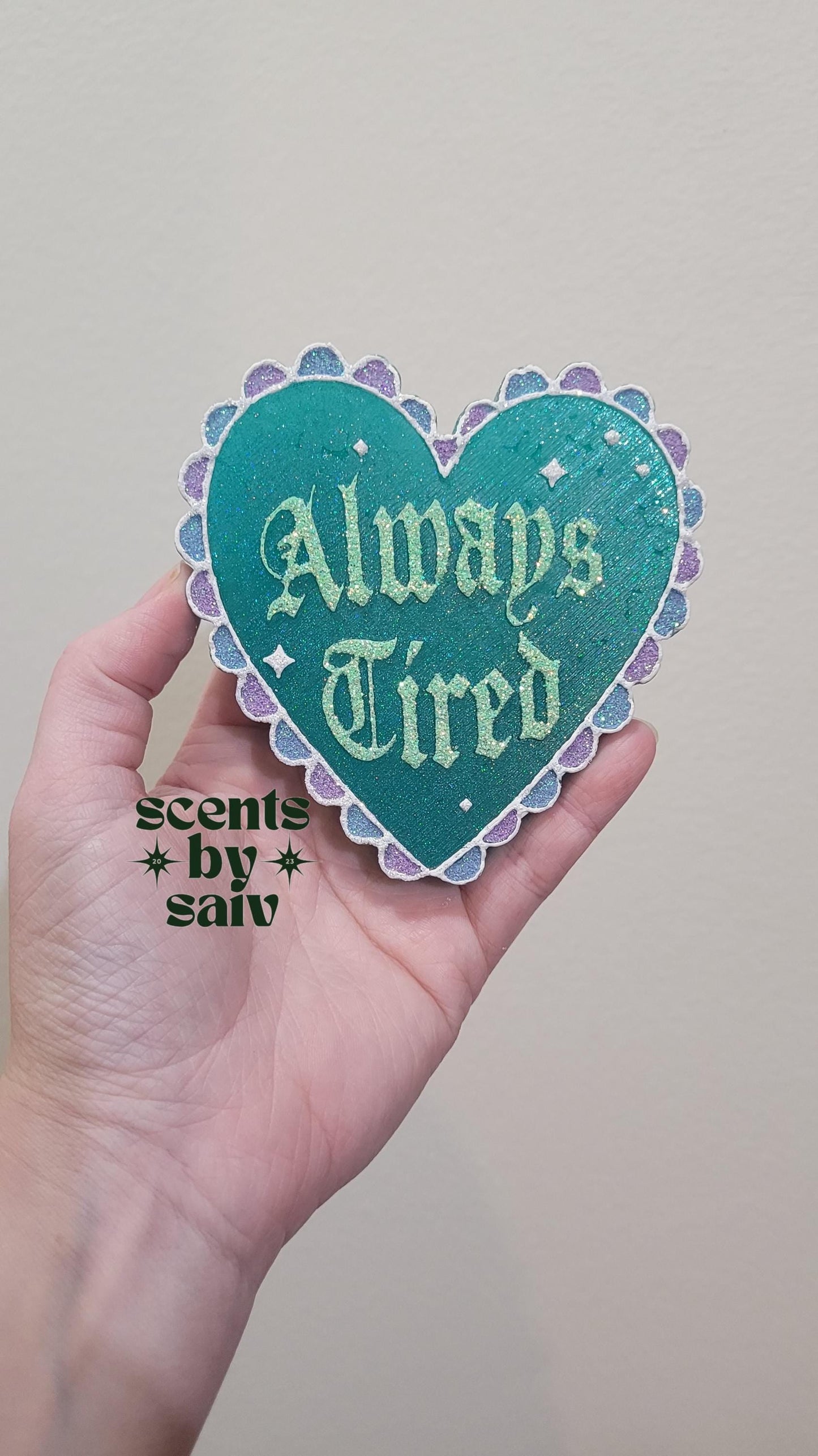 Always Tired Car Freshie - Custom Decorative Hanging Air Freshener